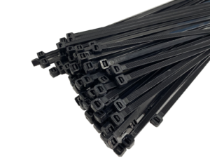 C37048B 370mm x 4.8mm Black Cable Ties - Pack of 100